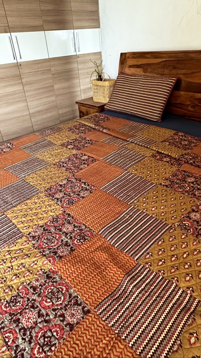 Premium Patchwork Quilted Bedcover - Image 2