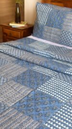 Premium Indigo Patchwork Bedcover - Image 4