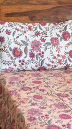 Basant Bella Cotton  Super King Size Bedsheet - Image 2