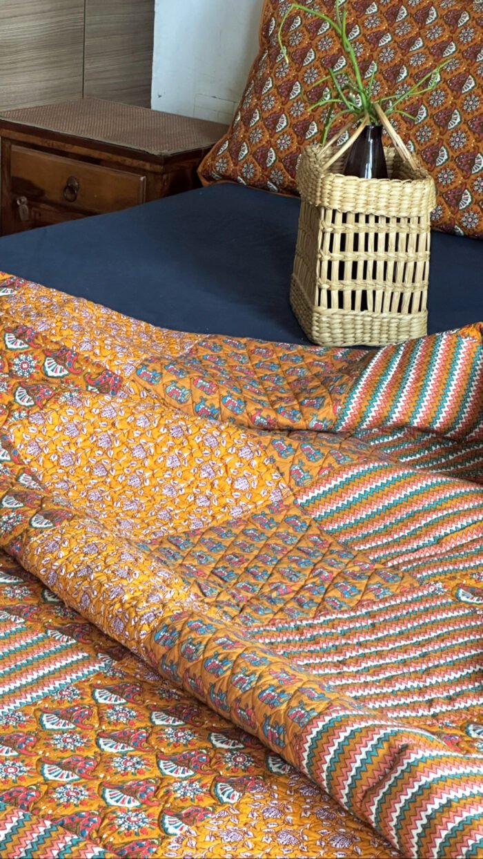 Premium Patchwork Quilted Bedcover - Image 2