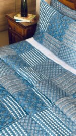 Premium Indigo Patchwork Bedcover