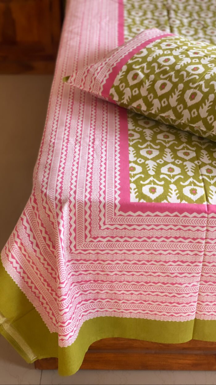 Gulmohar Cotton Bedsheet - Image 5
