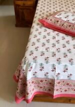 Rang Lal Handblocked Cotton Bedsheet - Image 4