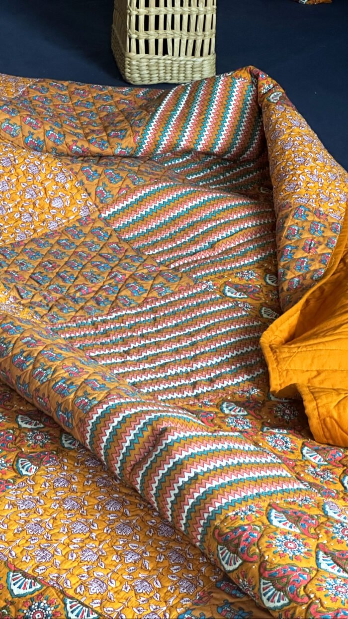 Premium Patchwork Quilted Bedcover - Image 4