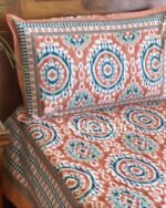 Ikkat Cotton Bedsheet