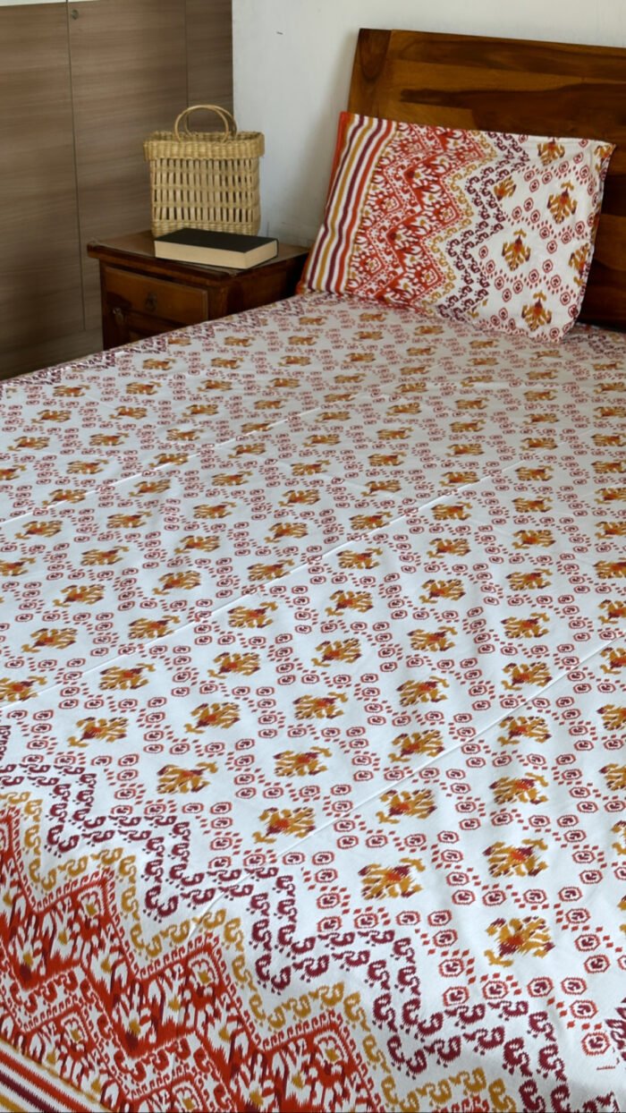Gulshan Super King Size Bedsheet - Image 2