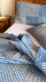 Premium Indigo Patchwork Bedcover - Image 3