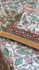 Sarang Handblocked Cotton Bedsheet - Image 3