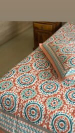 Ikkat Cotton Bedsheet - Image 3
