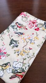 Gulabi Chidiya Cotton Curtains - Image 2