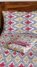 Handblocked Printed Double Bed Mul Dohar - Image 2