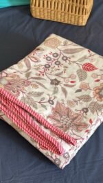 Handblocked Printed Double Bed Mul Dohar