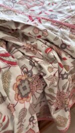 Handblocked Printed Double Bed Mul Dohar - Image 2