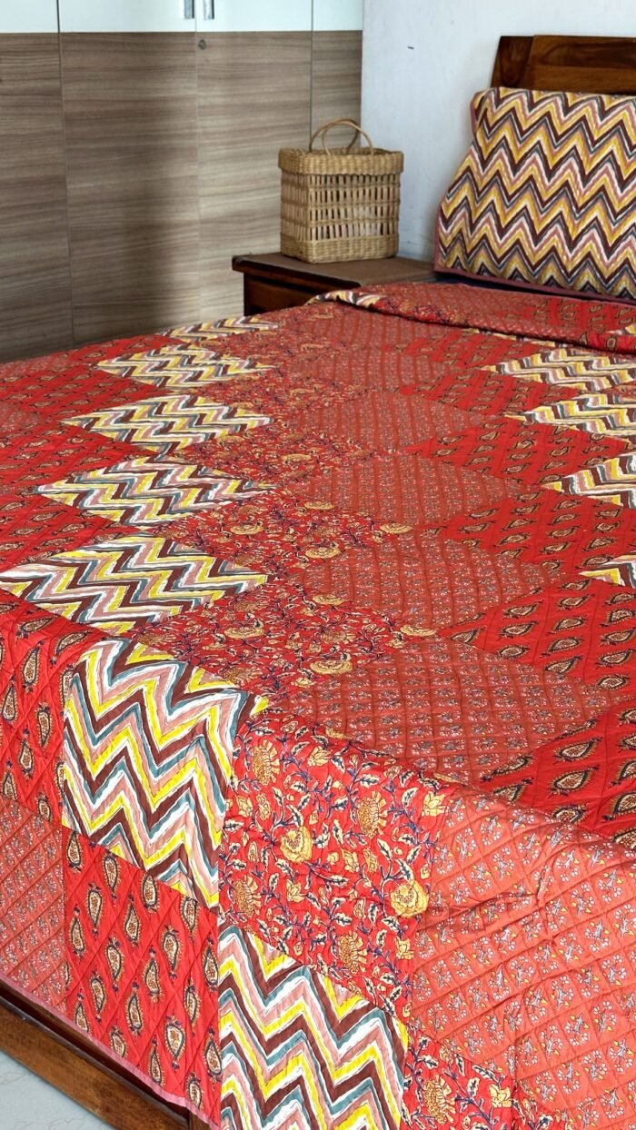 Premium Patchwork Double Bedcover - Image 8