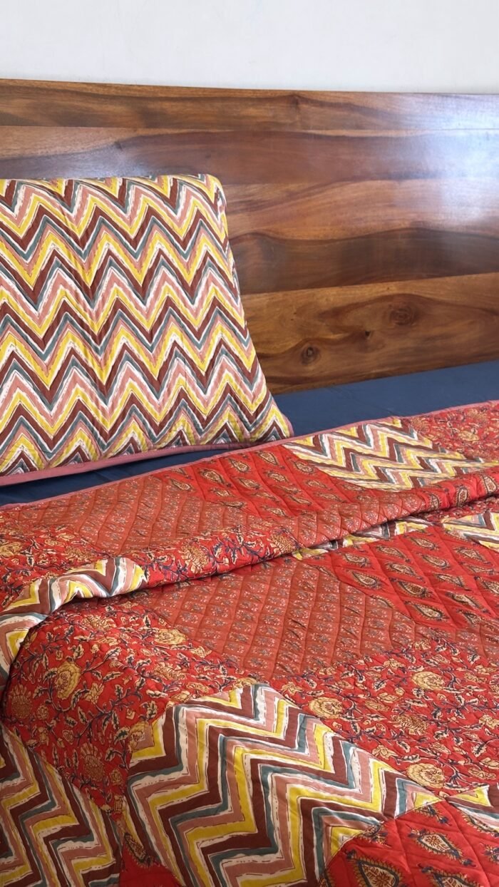 Premium Patchwork Double Bedcover - Image 6