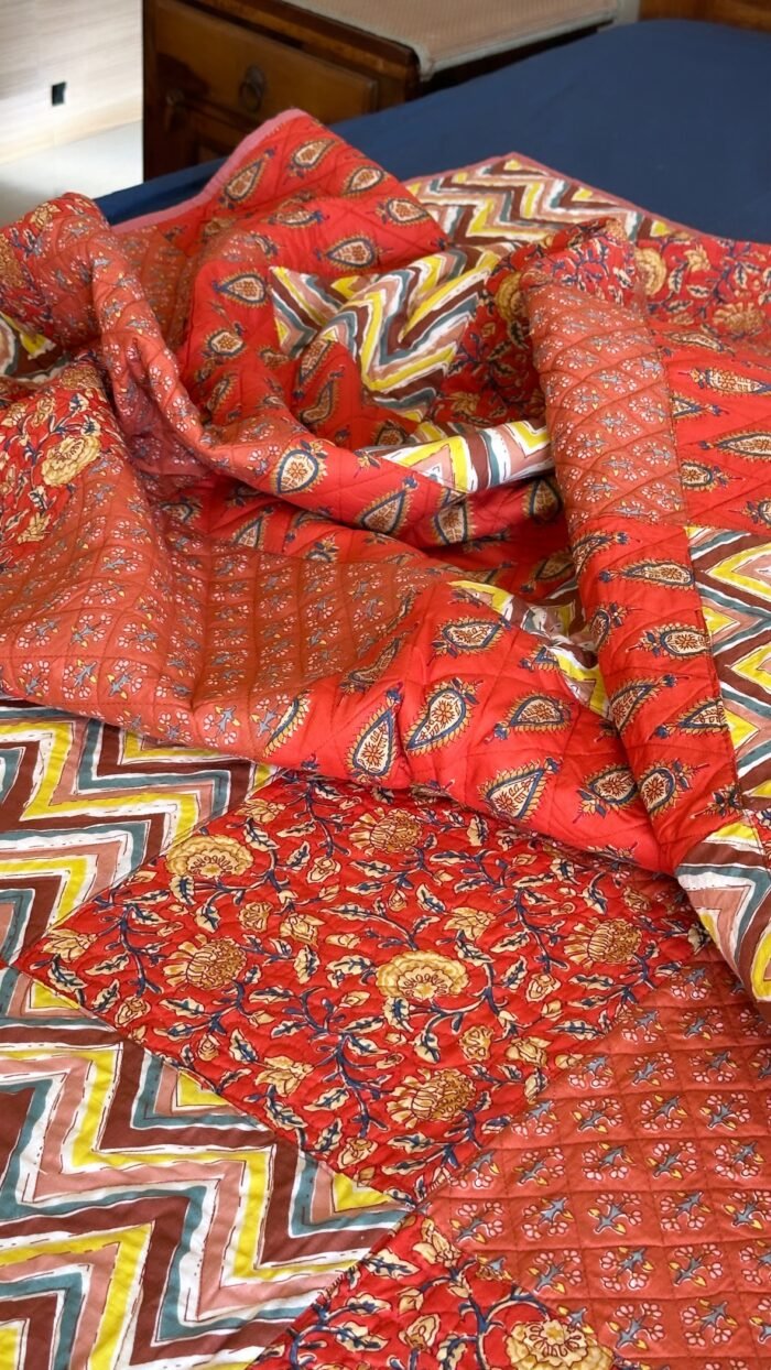 Premium Patchwork Double Bedcover - Image 3