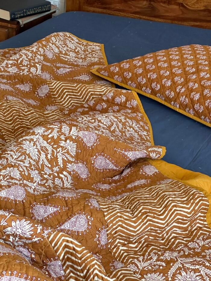 Premium Patchwork Double Quilted Bedcover - Image 5