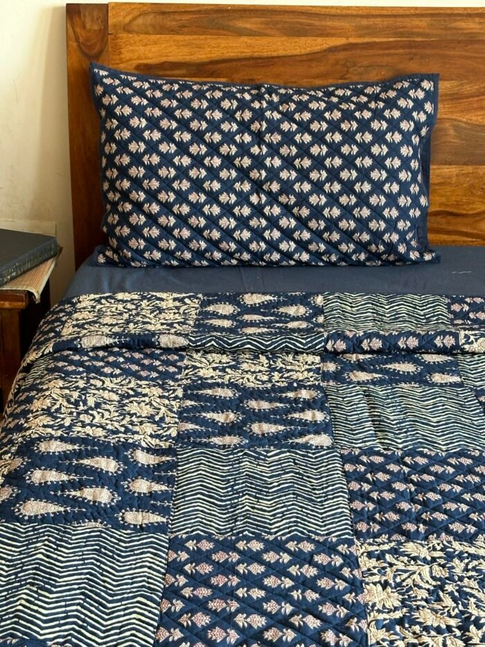 Premium Patchwork Double Quilted Bedcover - Image 3