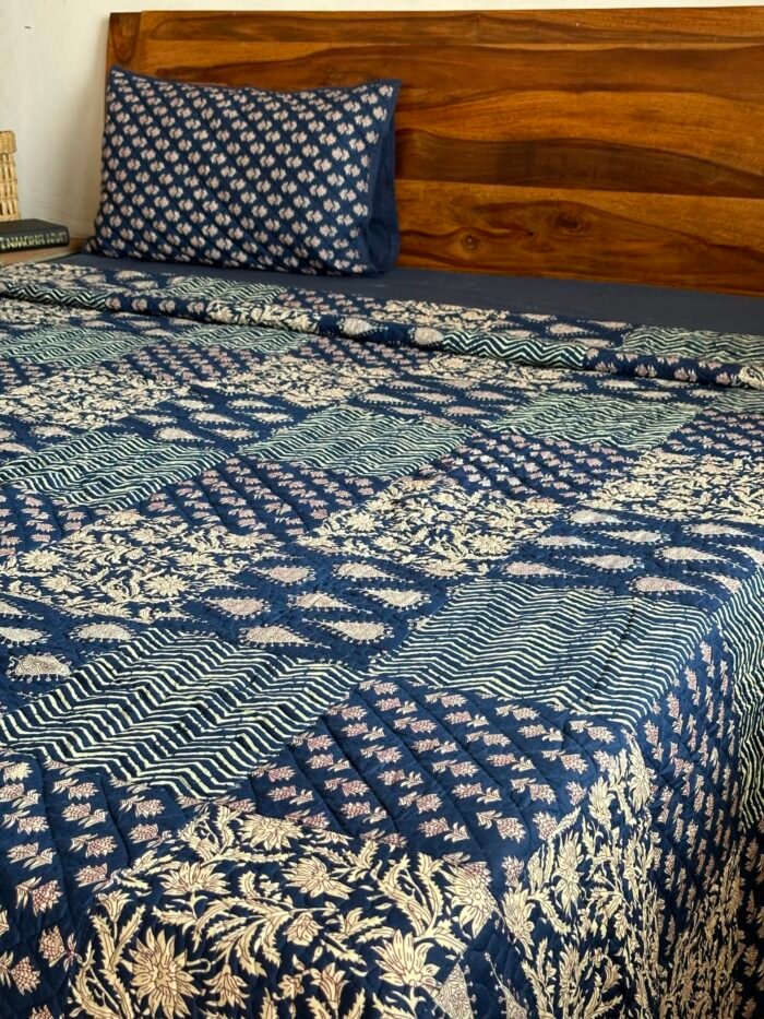 Premium Patchwork Double Quilted Bedcover - Image 6
