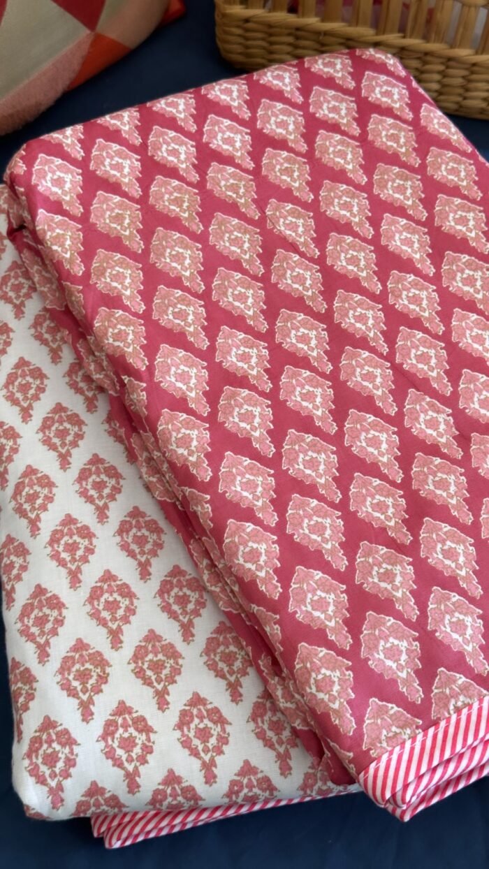 049e4d76-ba95-4078-9d00-6cdaf94b7052 Reversible Mul Cotton Dohar(Pair) - Image 2