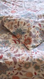 Multicoloured Cotton King Size Bedsheet - Image 3