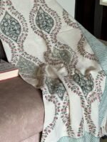 Mugal motif Handwoven Handblocked Throw