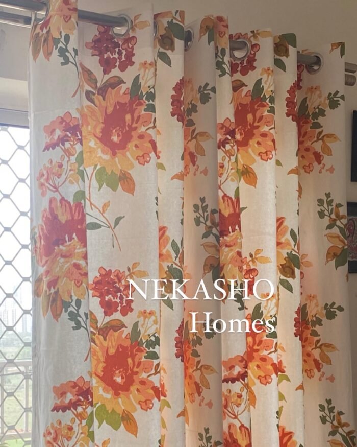 1ef62d6e-a1dc-4b86-a6f5-f35a424201b3 Kesari canvas curtain - Image 2