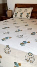 Saanjh Handblocked Bedsheet