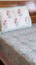 Saanjh Handblocked Bedsheet