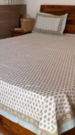 Saanjh Handblocked Bedsheet