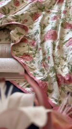 Gulabi Mehak Double King Size Mul Cotton Dohar - Image 5