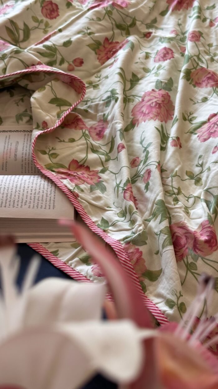 Gulabi Mehak Double King Size Mul Cotton Dohar - Image 5