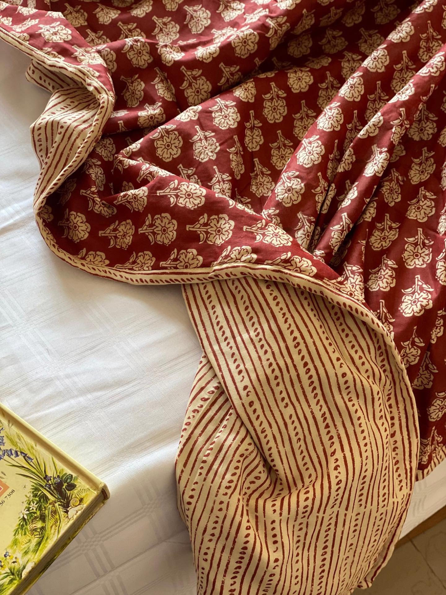 3f4c59ed-029a-4edc-8b64-291de496d4e5 Reversible Mul Cotton Dohar Single(Pair) - Image 1