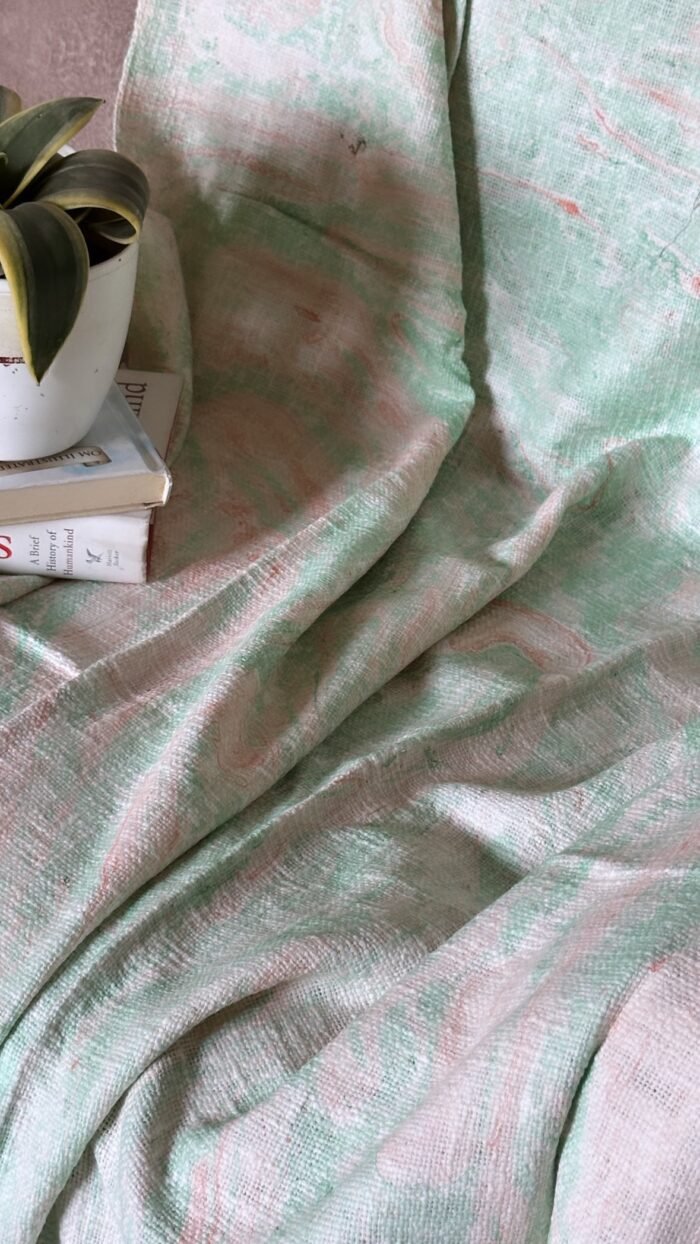 44c0038c-4cd3-4e43-9b7d-adea232a8d19 Green Marvel Handblocked Throw - Image 6