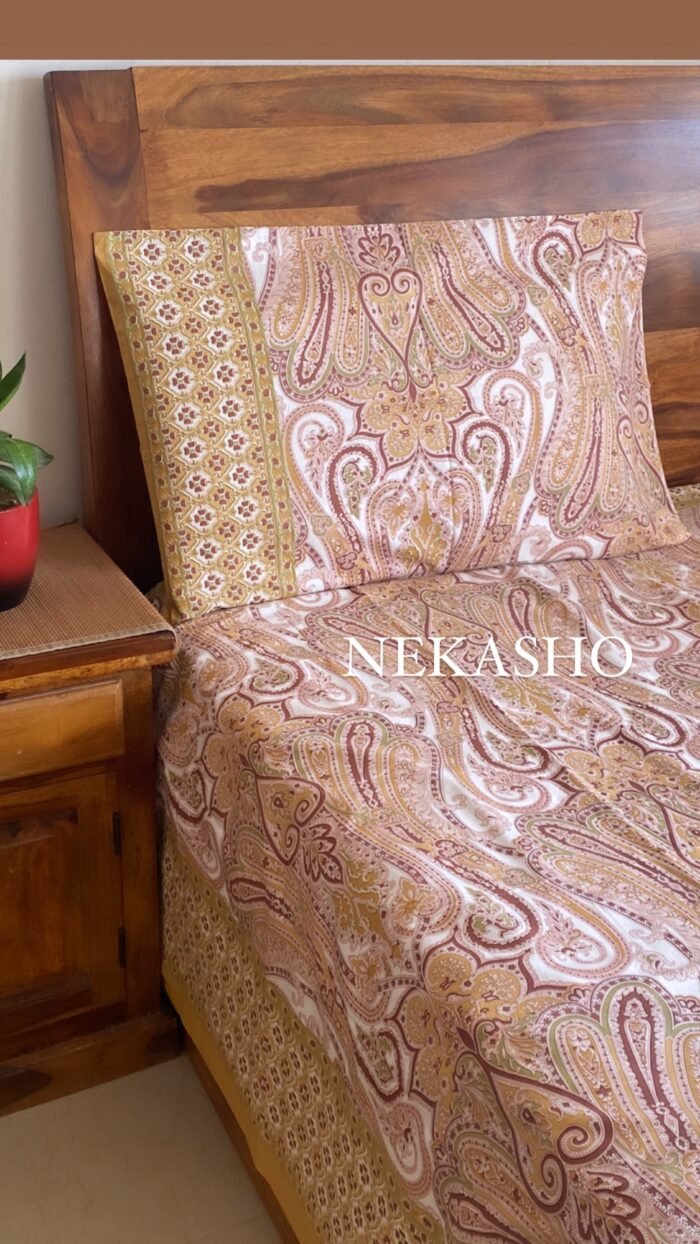 45e21aed-5835-4cd9-b1e2-87478e01e185 Gulshan Super King Size Bedsheet - Image 1