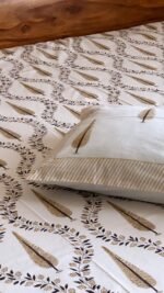 Saanjh Handblocked Bedsheet - Image 3
