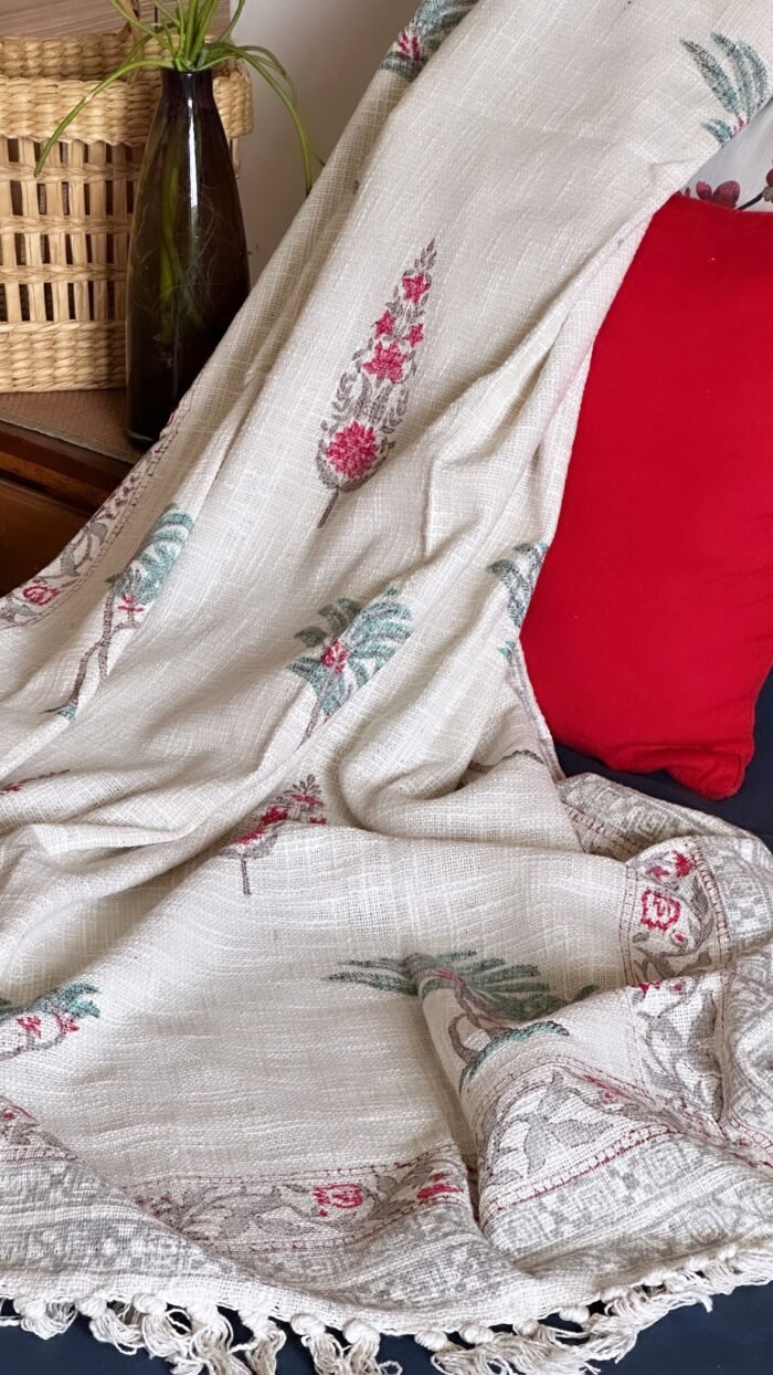 5d998cba-b58b-45a6-8632-2f4d89addee5 Palm Paradise Handwoven Throw - Image 1