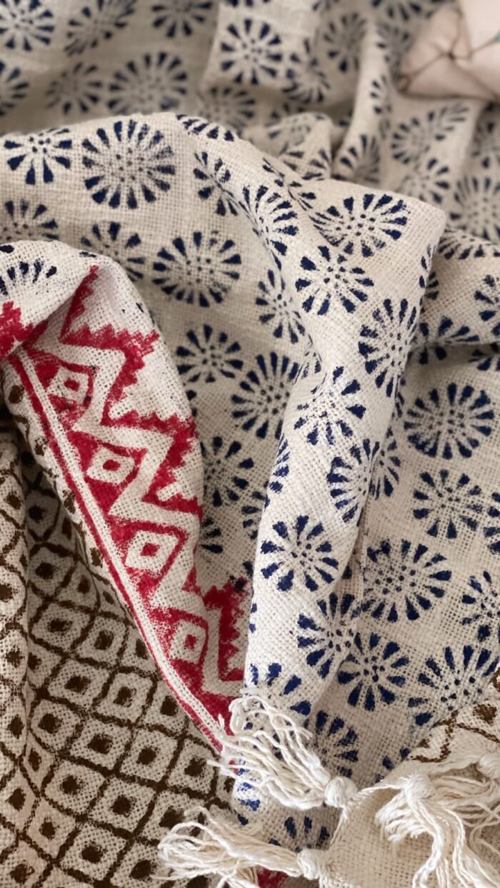 61727a86-a49d-4aa2-8588-71becacc4ebc Handwoven Cotton Throw - Image 4