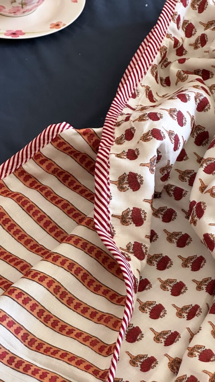 Reversible Mul Cotton Dohar Single(Pair) - Image 3