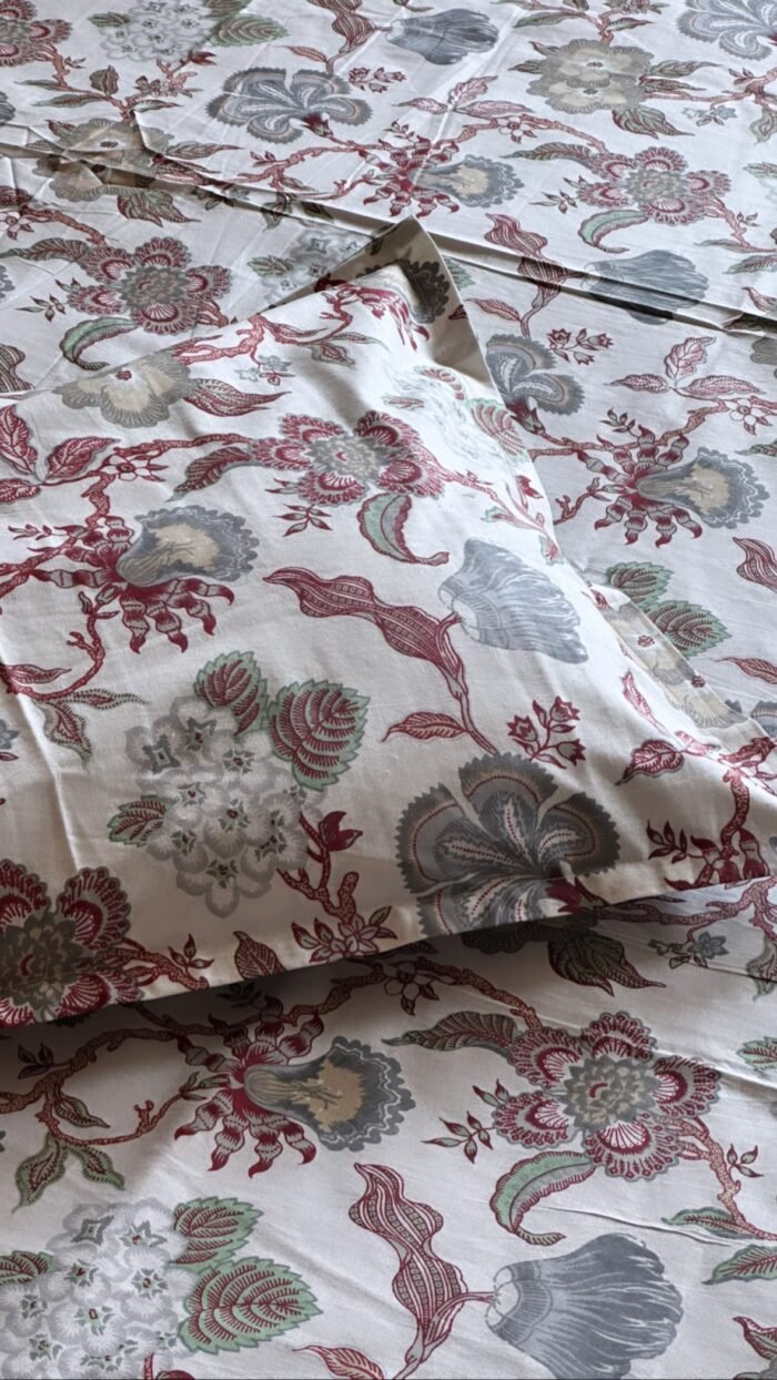 Rang-Bahar King Size Cotton Bedsheet - Image 5