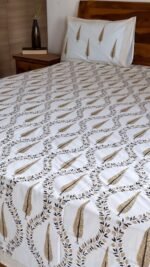 Saanjh Handblocked Bedsheet