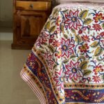 Kali-Bahar Handblocked Cotton Bedsheet