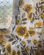 Yellow-Grey Canvas Curtain - Image 4