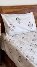 Saanjh Handblocked Bedsheet