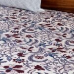 Kali-Neer Handblocked Cotton Bedsheet