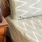 Zig-Zag King Size Cotton Bedsheet
