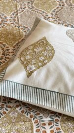 Saanjh Handblocked Bedsheet - Image 2