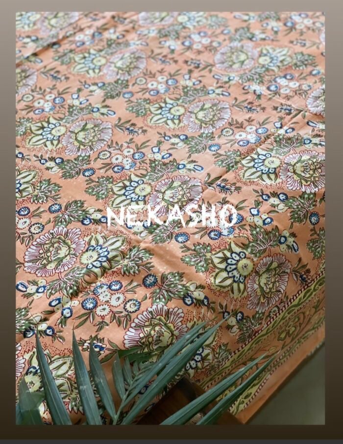 Pastel Palette King Size Cotton Bedsheet - Image 4