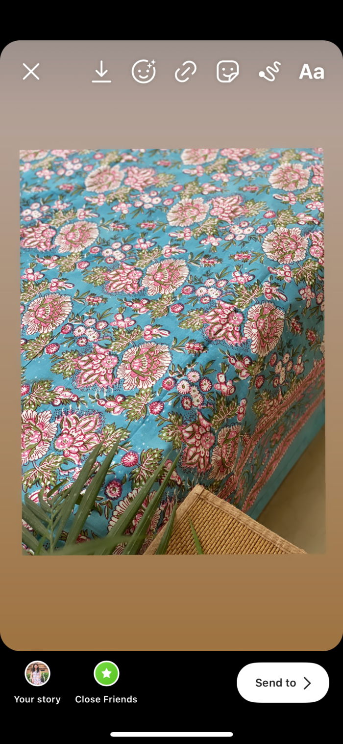 Pastel Palette Super King Size Cotton Bedsheet - Image 5