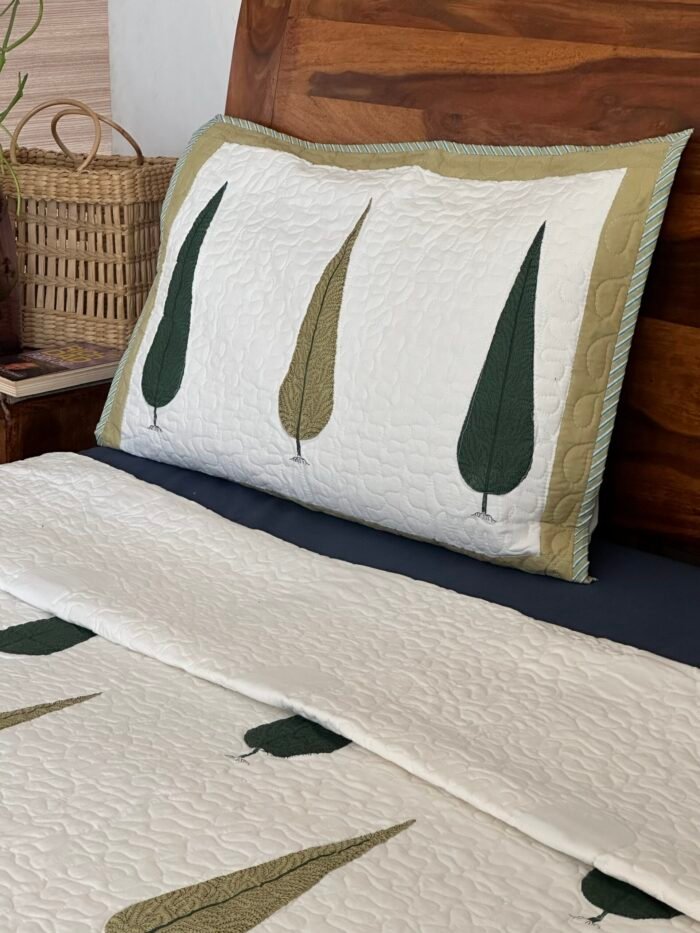 img_2686 Hari  Bahaar Handblocked Cotton Quilted Bedcover - Image 7